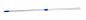 Preview: Teleskopstiel mit blauem Kunstgriff Alu 0,8-1,5 m