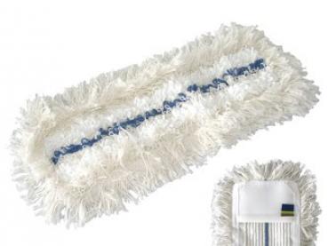 Krankenhausmopp weiß mit blauem Streifen