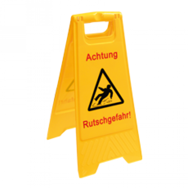 Warnschild Achtung Rutschgefahr!